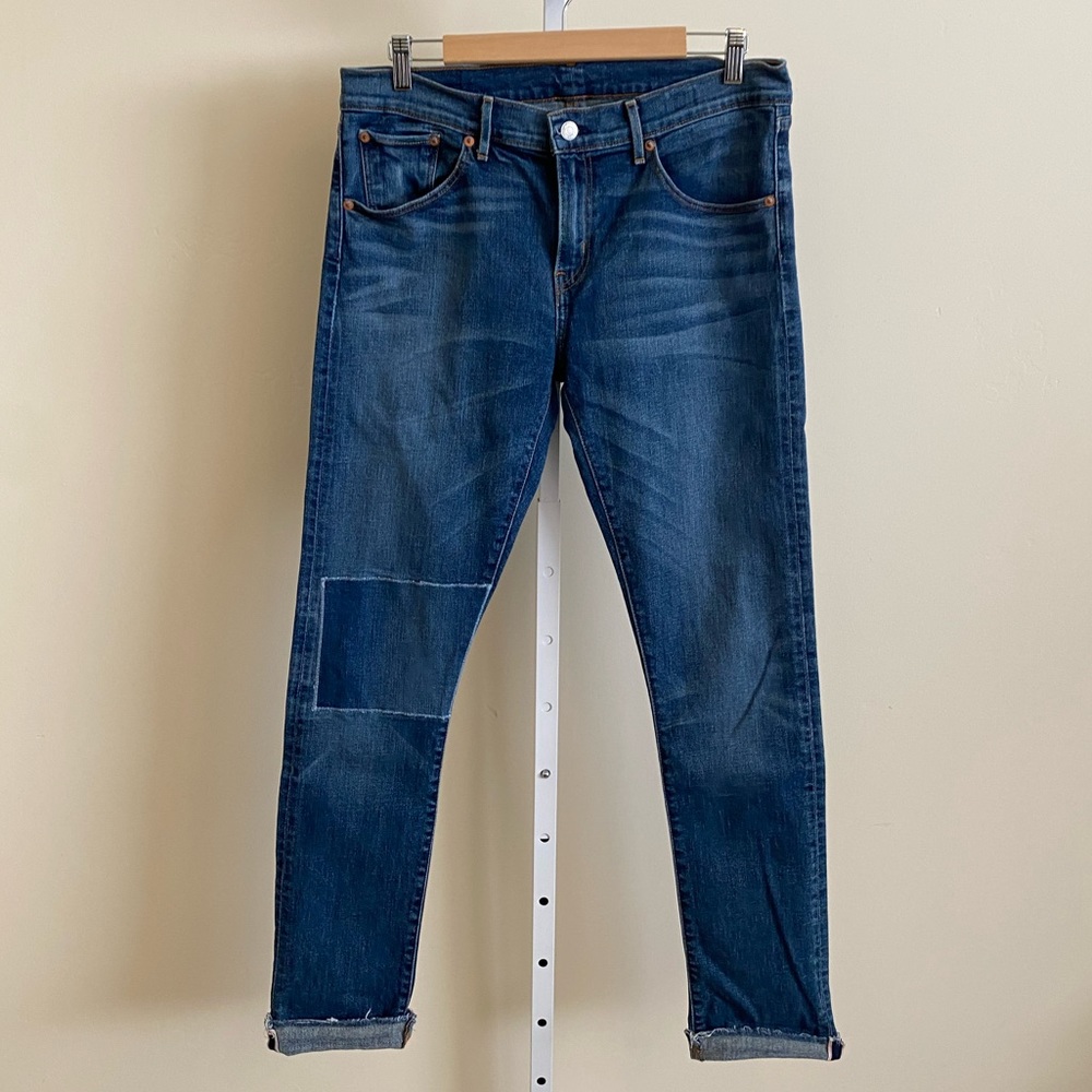 Levi's Selvedge White Oak Cone Mid Rise slim cut jeans Women's 31